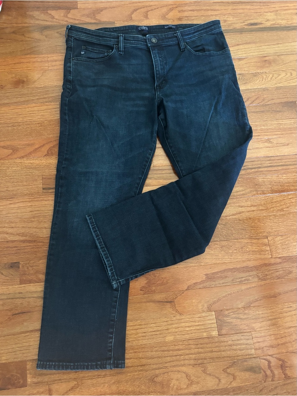Men's Chaps Slim Straight Dark Wash Denim Jeans Like new size 38/30